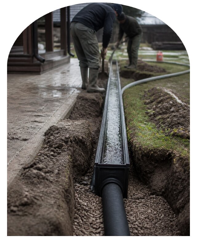 Водоотвод с участка в Наро-Фоминске по цене от 4610 р. | Метпроект-Нр-